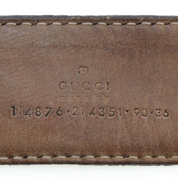 Gucci Interlocking GG Cima Leather Black Belt main image 7